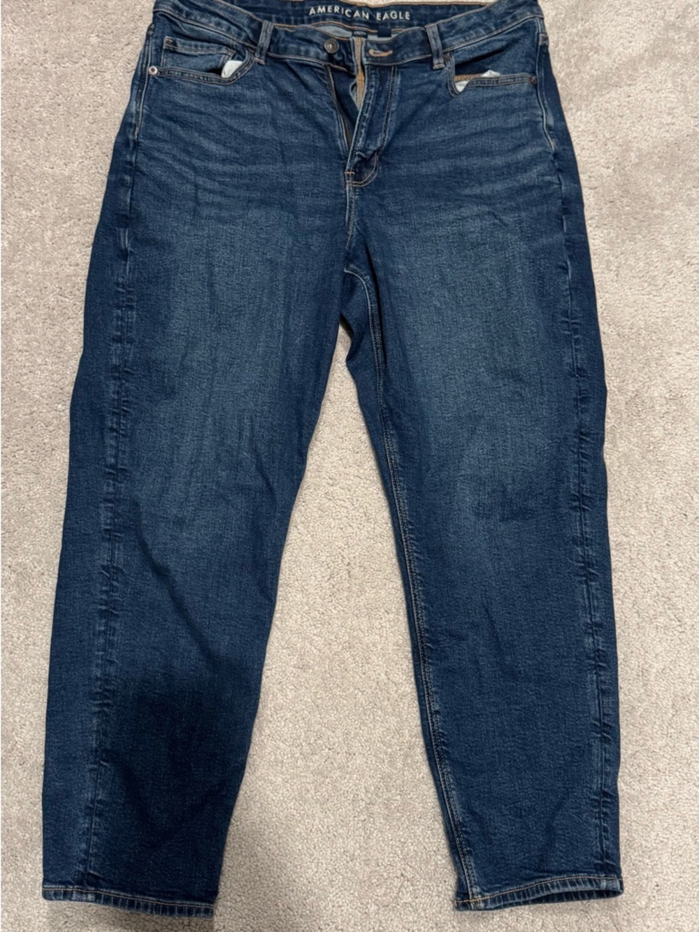 American Eagle Outfitters Dark Blue Mom Jeans